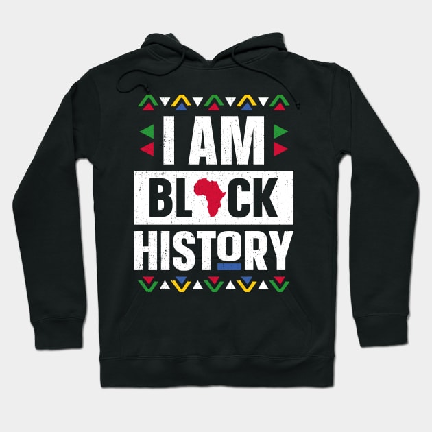 I Am Black History Month African American Black Pride Hoodie by trendingoriginals